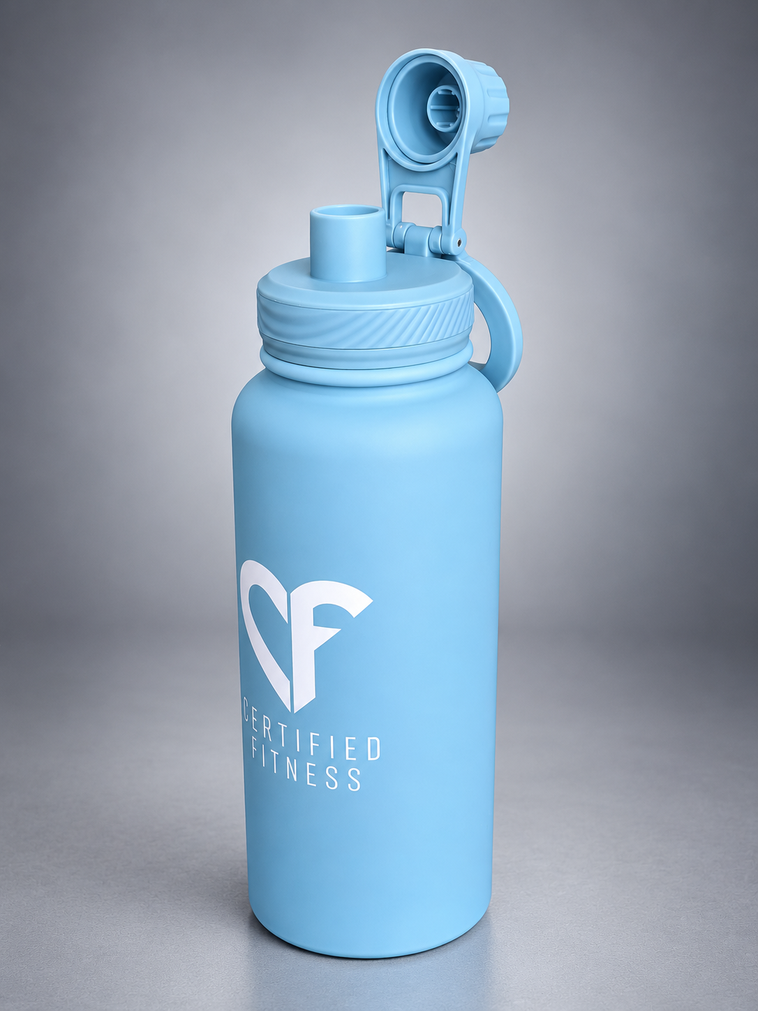 CF Performance Bottle with Phone Holder – BLUE