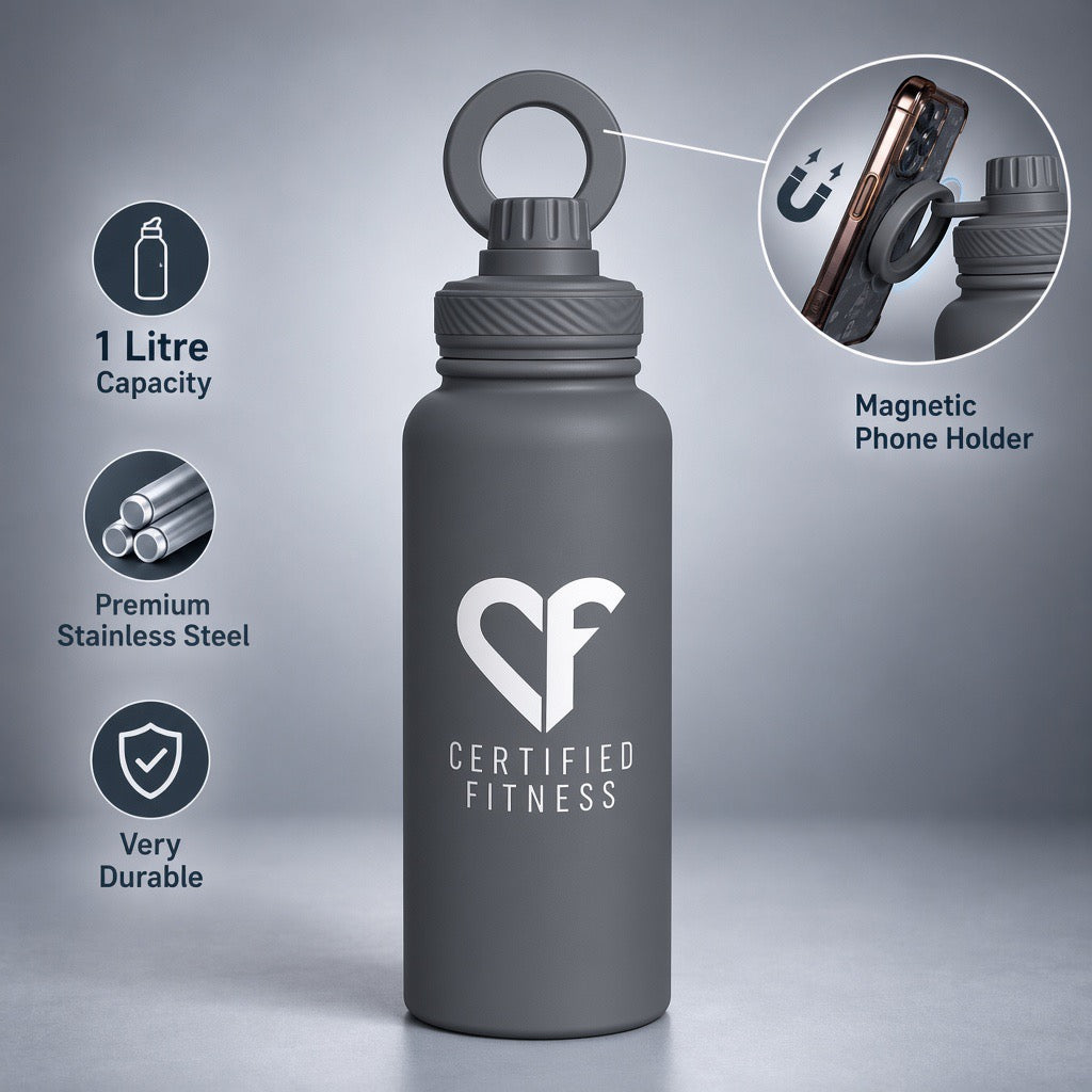 CF Performance Bottle with Phone Holder – GREY