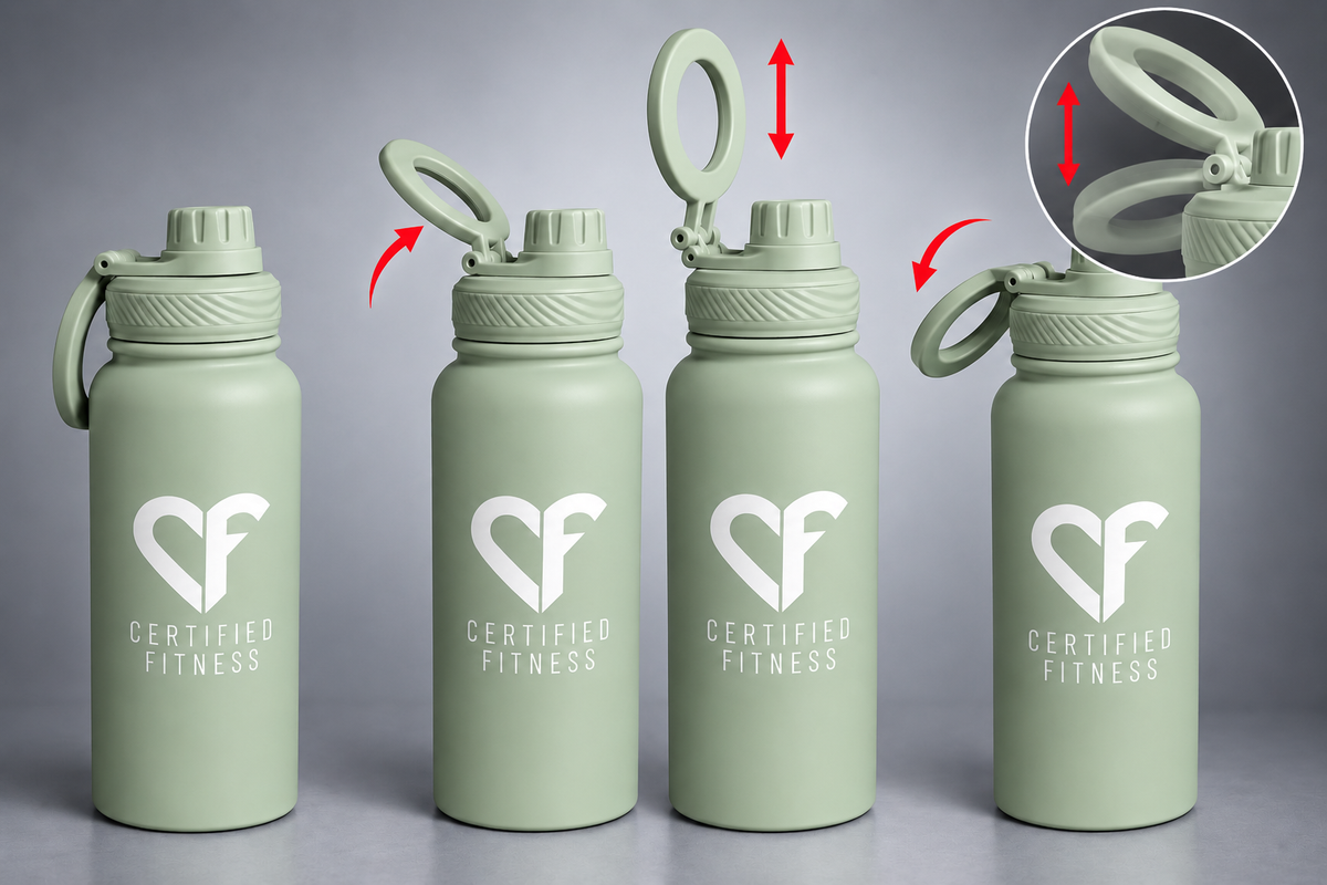 CF Performance Bottle with Phone Holder – GREEN