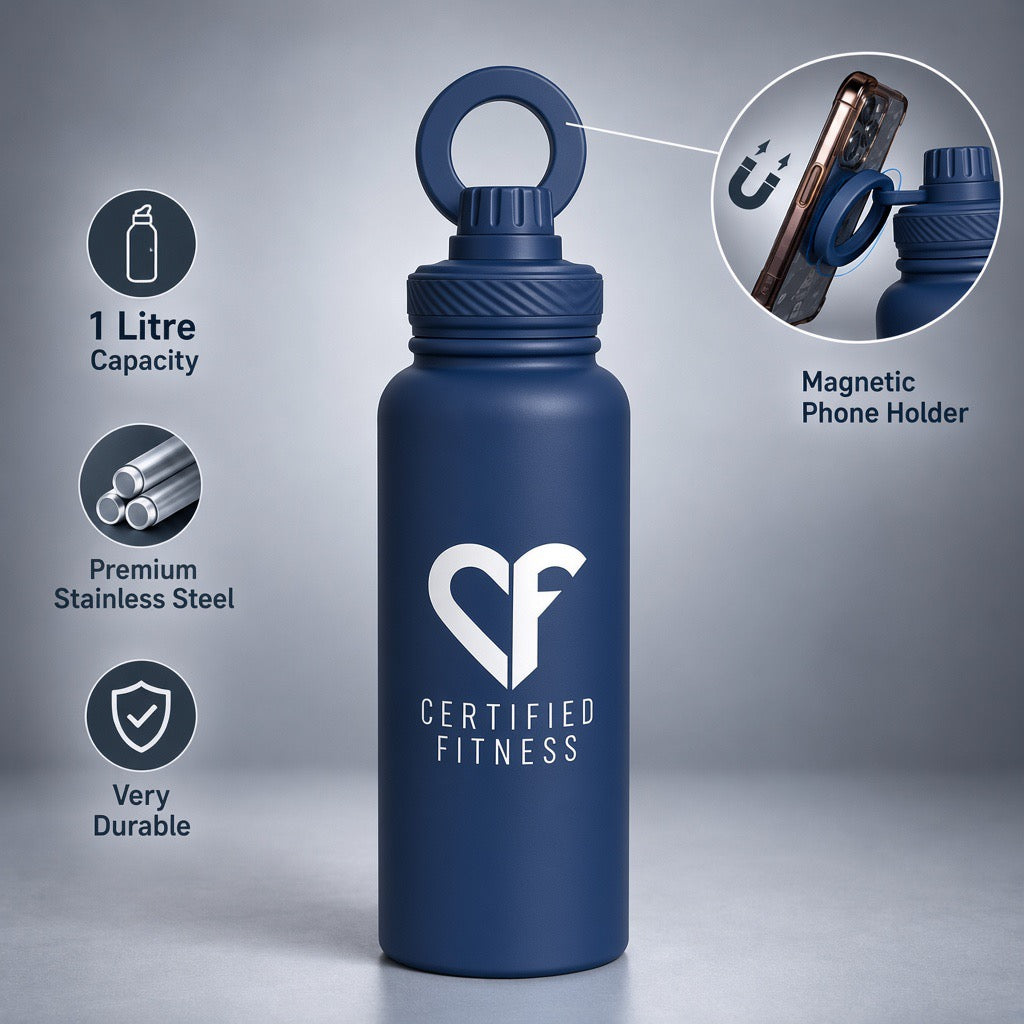 CF Performance Bottle with Phone Holder – NAVY