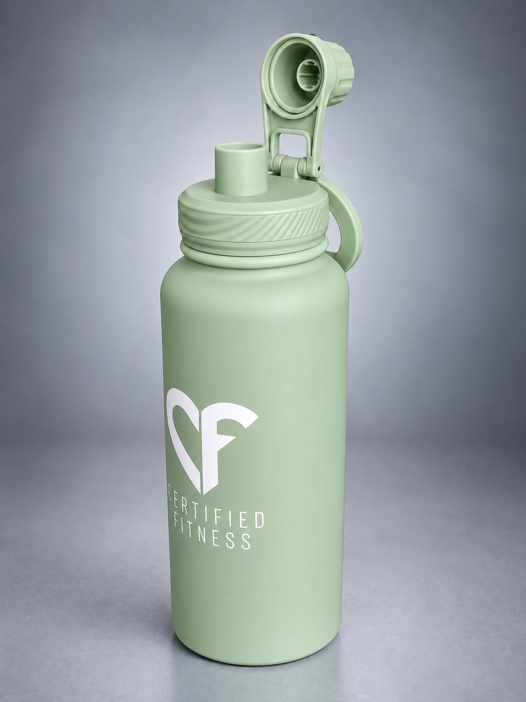 CF Performance Bottle with Phone Holder – GREEN